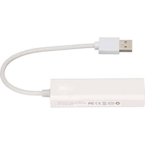 Station d'accueil multifonctionnelle 4 en 1 USB vers RJ45 480 Mbps, hub et répartiteur USB pour ordinateurs (1/5)