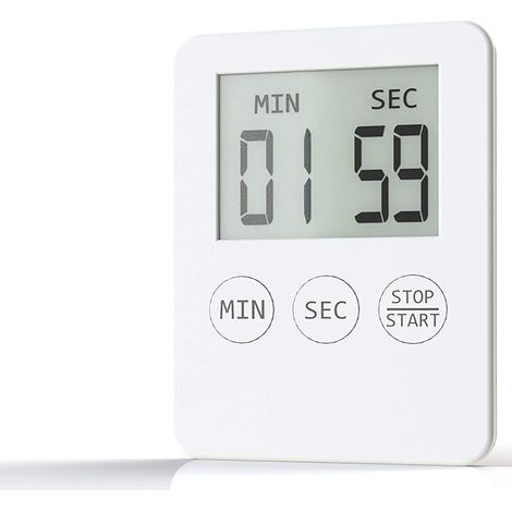 BEBUSINGOTO Tablero magnético para cocinar, hornear, hacer deporte, jugar a la siesta y para la oficina (blanco) (1/5)