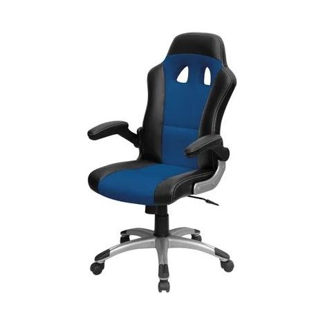[JAMAIS UTILISE] Fauteuil de Bureau MT INTERNATIONAL Racing Chair Avec Haut Dossier Basculant et Accoudoirs - MTGA284-544 (1/5)