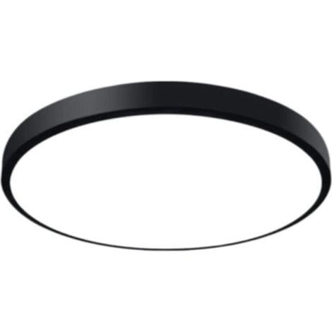 Plafonnier LED rond ultra-fin de 30 cm — Lumière blanche, luminaire en saillie avec abat-jour en acrylique