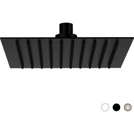 Soffione slim quadro bianco opaco cm 30 x 30 (1/2)