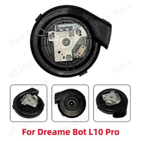 Pièces détachées pour module de ventilateur pour aspirateurs robots Dreame Bot L10 Pro, D10 Plus, D9 MAX et Z10 Pro : accessoires pour moteur de ventilateur et balais de tapis.