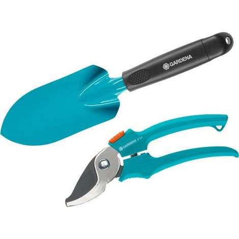 Gardena Basis-Set Kleingeräte 8950 Blumenkelle und 8754 Gartenschere (1/3)
