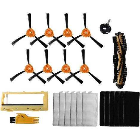VURAHOME - 18pcs Brosse Couverture Filtre Pour Ecovacs Deebot 600 601 605 710 N79 N79s thsinde (1/5)