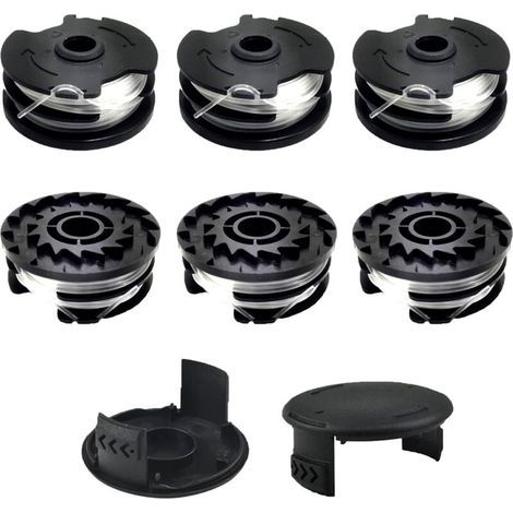Bobine Fil Nylon - 6 Pièces - Plastique ABS - Pour Taille-Haies Parkside - Jardinage - 1,6 mm (1/5)