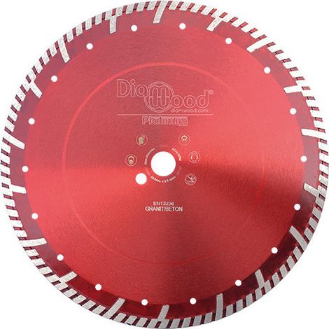 Diamwood – Disque diamant Pro ULTRA SONIC 350mm – Alésage 25,4mm – Épaisseur 3mm – Technologie HPT pour béton armé et tuile – Durabilité optimale