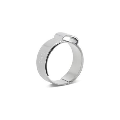 ABRAZADERA DE UNA OREJA CON ARO 15.0-17.3 ZN BLANCO - DAMESA