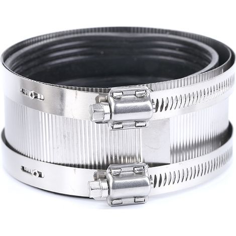 Hose clamp, flexible hose clamp, beam clamp, cast iron beam clamp, stainless steel (1/4)