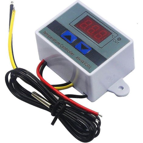 40 Stück 220V AC Digitaler LED-Temperaturregler XH-W3001 kompatibel mit Inkubator Kühl-/Heizschalter Thermostat NTC-Sensor-JXLGV (1/5)