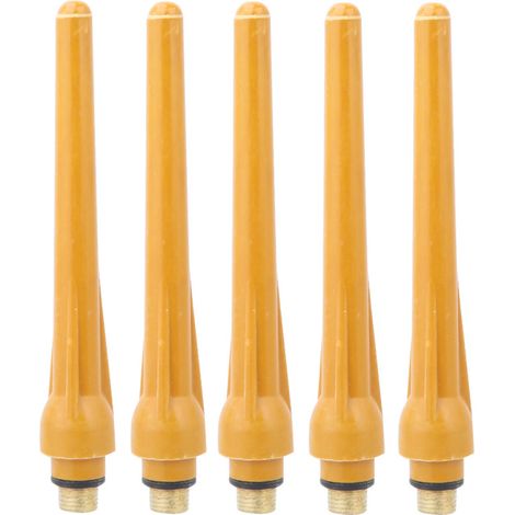 Juego de 5 consumibles para antorcha de soldadura TIG QQ150: tapas traseras largas/cortas (piezas de repuesto). (1/5)