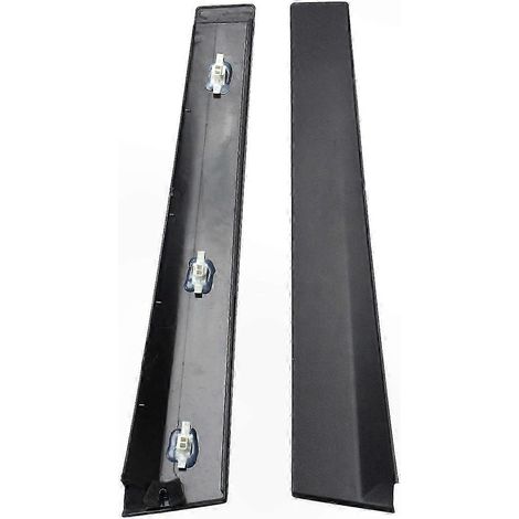 Kit Garniture de Montant de Portière pour Voitures Compactes 2001-2008, Protection Renforcée et Style Élégant, Moulure Latérale Noire, Accessoire Auto Résistant (1/5)