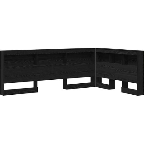 Maison Exclusive - Testata contenitore Rovere Nero 207,5 x 137,5 x 76,5 cm (1/5)
