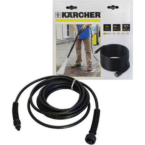 Flexible haute pression 6 m pour nettoyeur haute pression – Accessoire compatible Karcher – 63915990 (1/2)