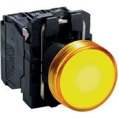 Telemecanique XB5AVB5 - Harmony round indicator light Ø22 - IP66 - Integrated LED - 24V