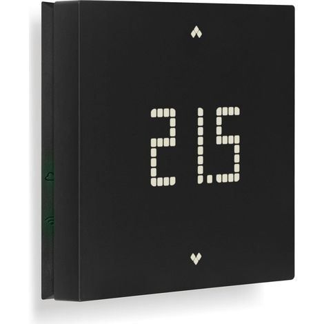 Vimar 02912.G Termostato Wi-Fi per controllo locale o remoto di riscaldamento e condizionamento installazione a parete, nero