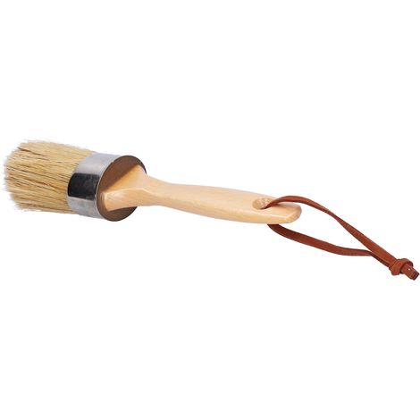 Pinceau ovale à poils ronds pour meubles, brosse de nettoyage et pinceau crayon, idéal déco intérieur, armoires, 4 pièces. (1/5)