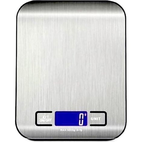 Stainless steel kitchen scale - Pocket scale (1 g - 5 kg) - AquaForge (1/4)