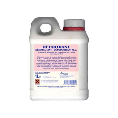 Détartrant pour cuvette WC
