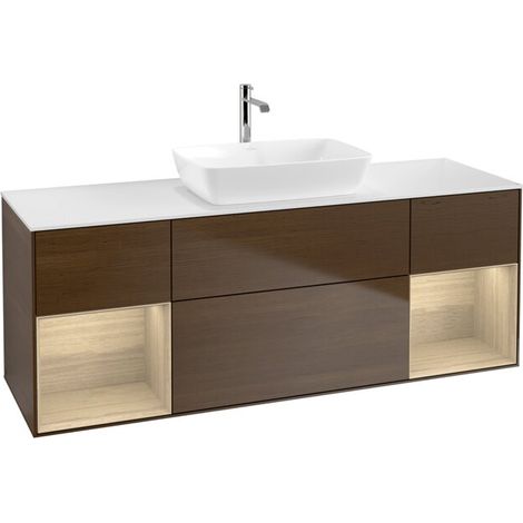 Villeroy & Boch F861PCGN Meuble sous-lavabo Finion F86 (1/2)