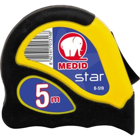 -CAHERSA- Flexómetro MEDID ELEPHANT Star B519 Bimaterial 5 Mts