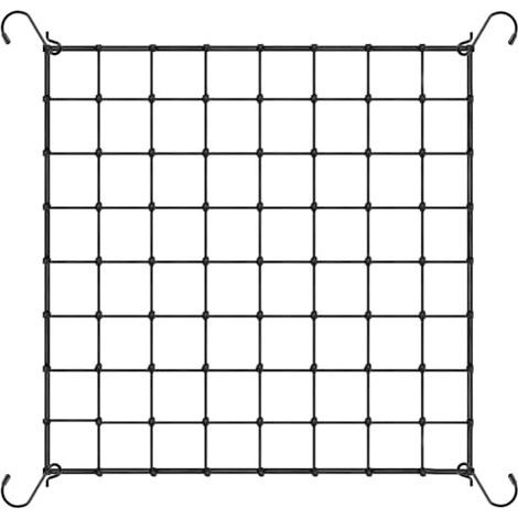 Elastisches Netzgewebe für Anzucht, 80x80cm, für Scrog-Netze, Garten-Rankgitter mit Haken für Growzelte, Ranknetze für Gemüse- und Obstpflanzen (1/5)