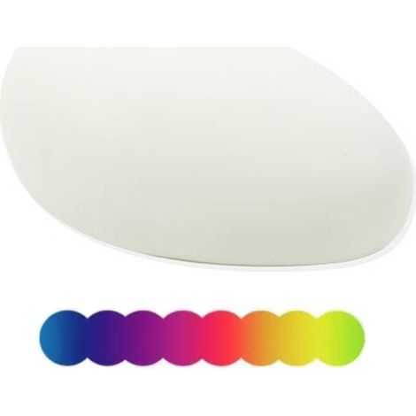 Atmosphera – Galet décoratif lumineux LED – Veilleuse multicolore avec ampoule intégrée – Alimentation par 3 piles LR44 – Dimensions 12x8x5 cm