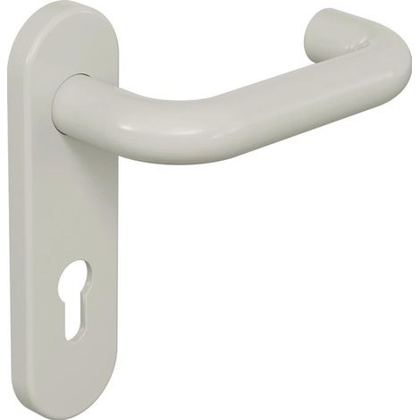 Kurzschildgarnitur 111R01.110 97 Ku.97 PZ rd Drückergrt.HEWI