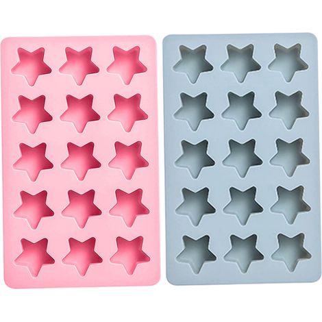 à glaçons en silicone 2 pièces Star Blue - Plateau de qualité (1/5)