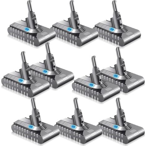 10X Batterie V8 pour Dyson Batterie Dyson 21,6V 4000mAh Dyson V8 Vacuum Cleaner 21.6 V V8 Battery pour Dyson V8 Absolute / V8 AnimalV8 Fluffy / V8 Exclusive / V8 SV10 Motorhead (1/5)