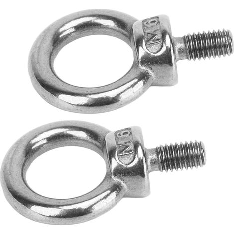 Œillets d'arrimage en acier inoxydable pour kayak, canoë ou bateau - Fixation robuste pour cordes et cordages élastiques (1/5)