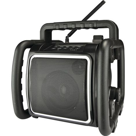 Reproductor de equipo de radio de obra 11,1 V 230 V PERFECTPRO