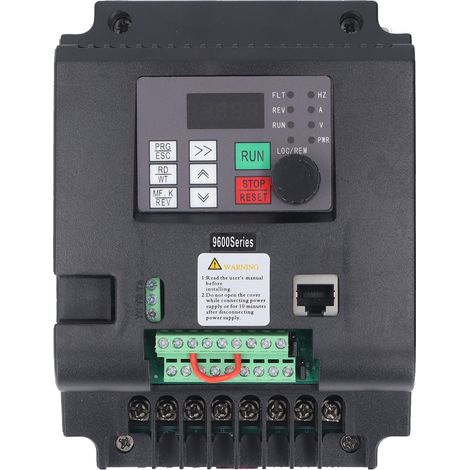 Onduleur de fréquence Variable triphasé 4kw, entrée 400-700V dc, sortie 3PH 0-380vac, contrôleur de vitesse de pompe PV (1/5)
