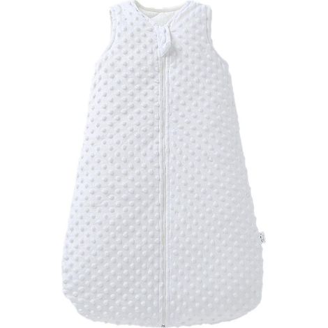 Dicker, trittfester Winterbabyschlafsack, weiß (1/5)