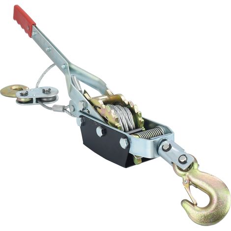 PARANCO VERRICELLO MANUALE PULEGGIA ARGANO SOLLEVAMENTO 4000KG 3M 2MARCE 2GANCI (1/5)