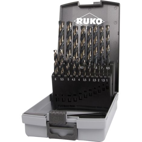 RUKO 19-teiliges Bohrer-Set mit Speed-Cut-Technologie und hoher Präzision.
