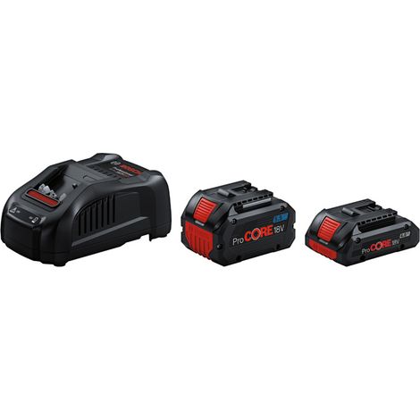 Bosch PRO 18v Starter Set 1x ProCORE18V 4.0Ah + 1x ProCORE18V 5.5Ah +GAL 1880 CV (1/4)