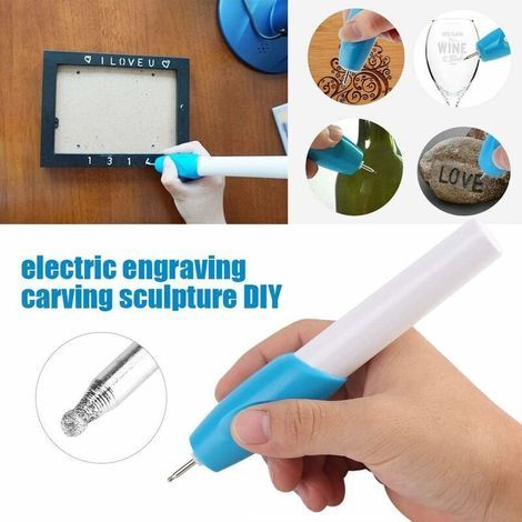 Electronic engraving pen for jewelry, metals and wood. (1/4)