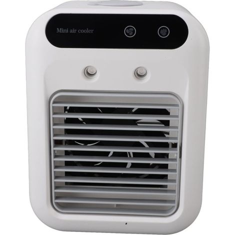Climatiseur portable professionnel, refroidissement efficace, vaporisateur longue durée, réservoir d'eau de 500 ml, petit refroidisseur pour chambre, bureau, camping-car (1/4)