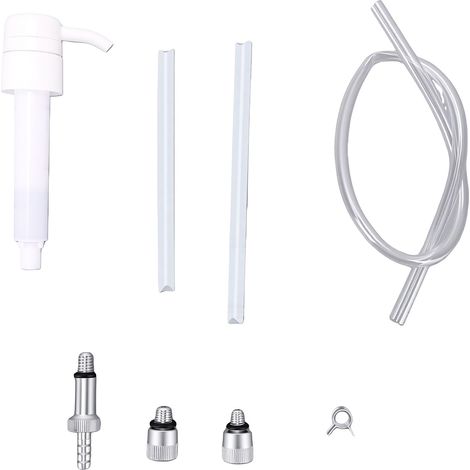 Kit de pompe à huile lubrifiante pour moteur hors-bord Evinrude, unité inférieure de bateau, avec adaptateur pivotant en alliage d'aluminium (1/5)