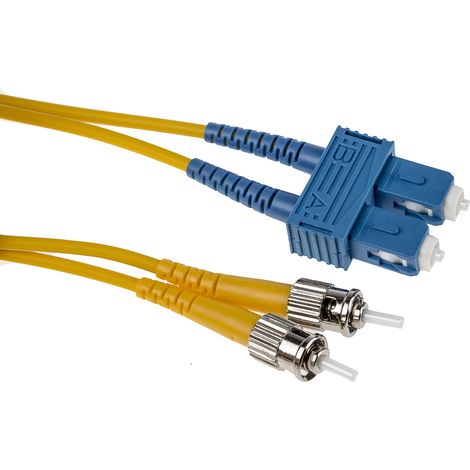 Câble fibre optique RS PRO 1m Avec connecteur / ST, OS1 Mono-mode ( Prix pour 1 )