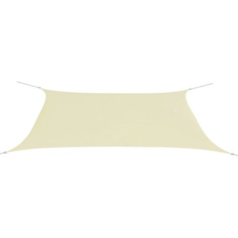 Parasol, Parasol de jardin pour balcon, terrasse, piscine, Parasol d'extérieur en tissu Oxford rectangulaire crème 4x6 m HNDX700199 (1/4)