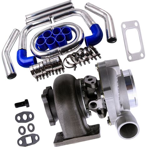 GT30 GT3037 GT3067 Turbolader for Audi VW Opel T3 Flansch A/R82 Rohrleitungssat (1/5)