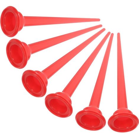 Buse flexible pour mastic réutilisable, lot de 6, embout en plastique, rallonge une application (1/5)