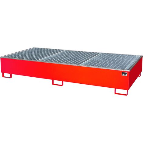 Bauer Auffangwanne AW 1000-2/PE, lackiert, Feuerrot