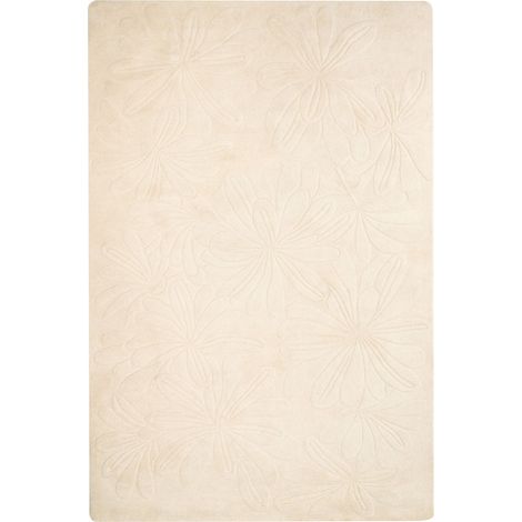 Teppich CHENNAI Hellbeige 200 x 300 cm Wolle