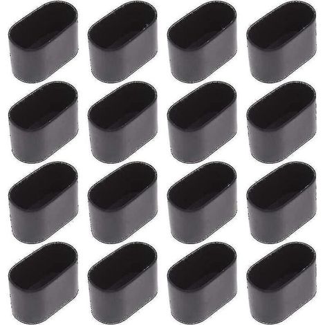 30 embouts ovales pour pieds de table et de chaise, 15 x 30 mm (1/4)