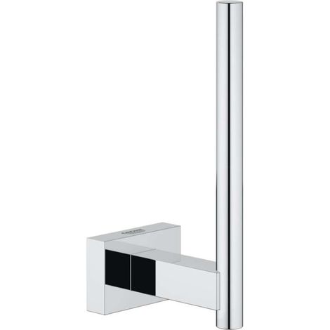 Grohe – Réserve de papier toilette en métal – Finition chromée – Fixation dissimulée – 40623001
