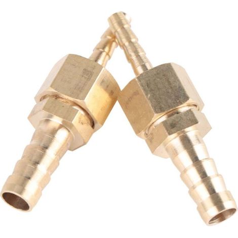 Stück 4-8 mm Messing-Schlauchverbinder, Schlauchverbinder, Reduzierstücke, Verbindungsstücke für Luftboot-Kraftstoffschläuche (1/5)