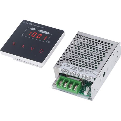 Digitaler Drehzahlregler mit Display, Stromregler aus Aluminiumlegierung, DC 12V-80V 30A Steuerschalter (1/5)