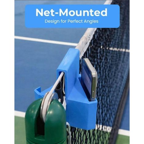 2X Support de Caméra pour Filet de Tennis, Support de Téléphone à Suspendre à la Clôture, Support D'Enregistrement de Matchs pour (1/5)